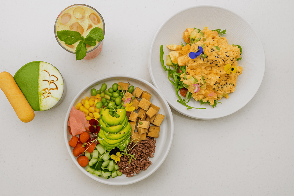 The brunch dishes at SOKO are a creative fusion of European and Asian cuisine